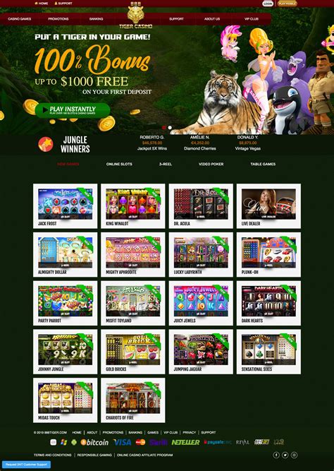 888 tiger casino login