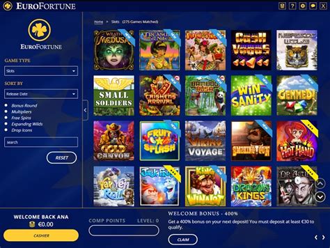 Eurofortune online casino Costa Rica