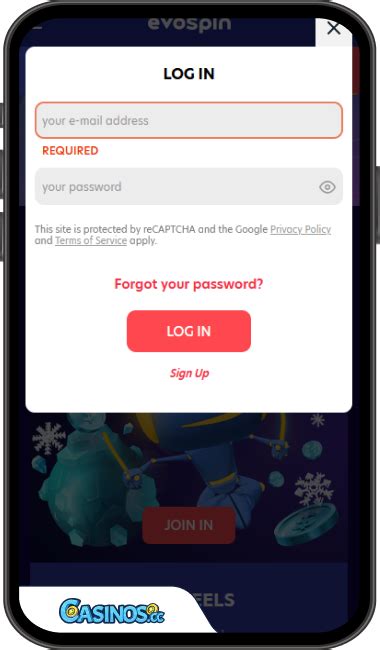 Evospin casino login