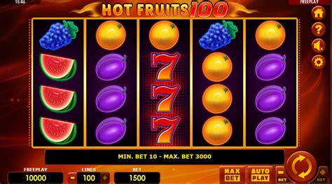 Hot Fruits 100 Slot Grátis