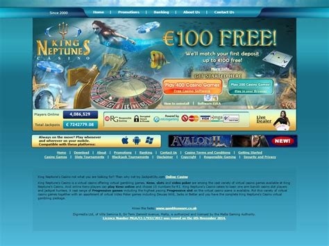 King neptunes casino login