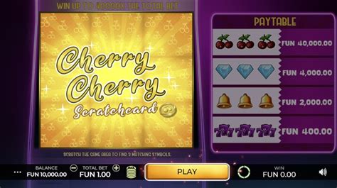 Play Cherry Cherry Scratchcard slot