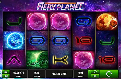 Play Fiery Planet slot