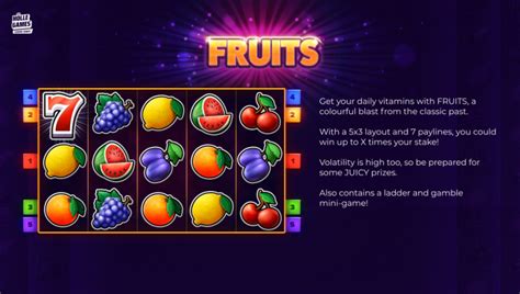 Slot Fruits Holle Games