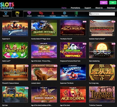 Slots heaven casino aplicação